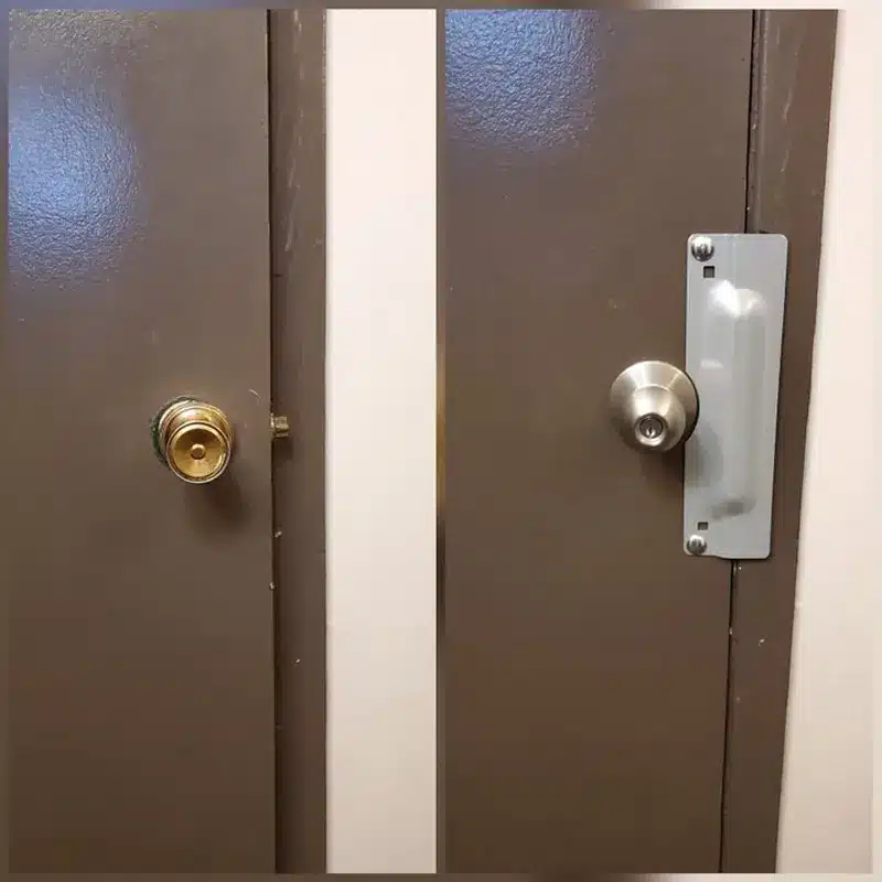 Door Lock installation provided by Lock Aid Locksmith in Montreal