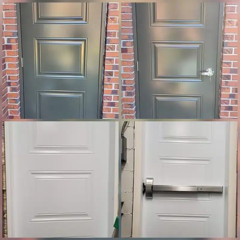 2 door in Montreal successfully installed with door lock by Lock Aid Locksmith