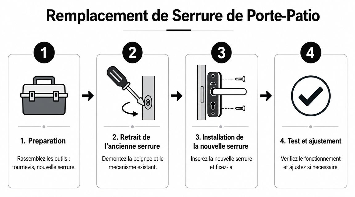 Guide de remplacement de la serrure pour les bricoleurs